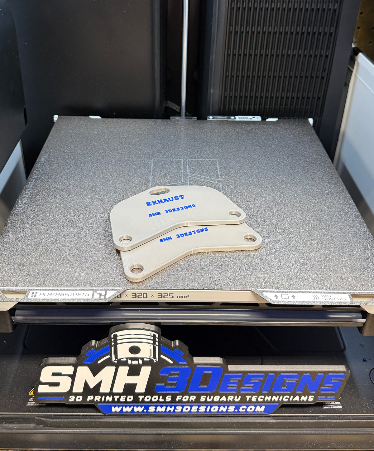 3D Printed Exhaust Port Block-Off Plate Kit for Subaru EJ, FA & FB Engines